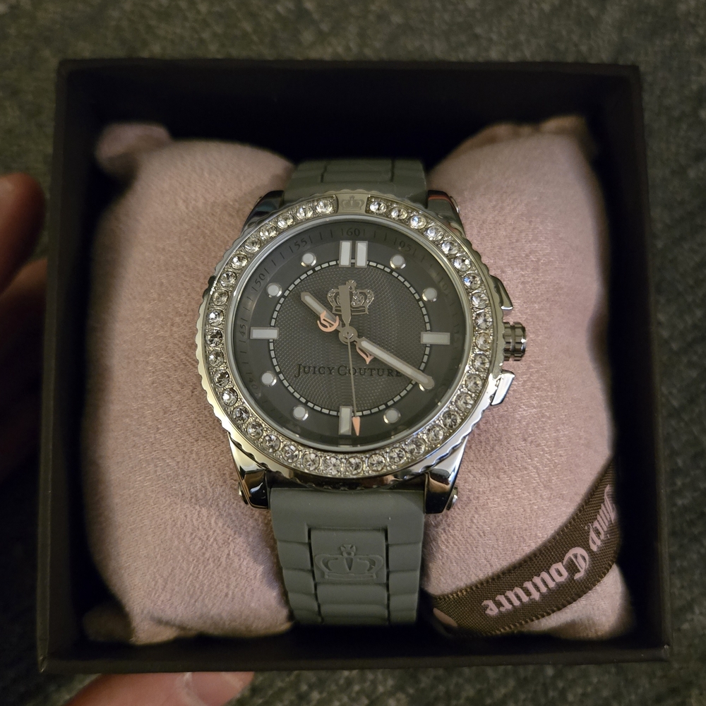 Juicy Couture Silver and Gray Watch vintage